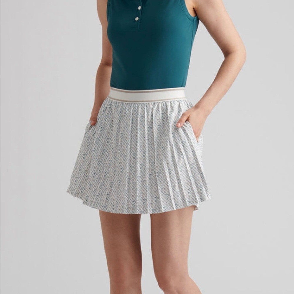 Peter Millar Mickey Social Club pleated skort